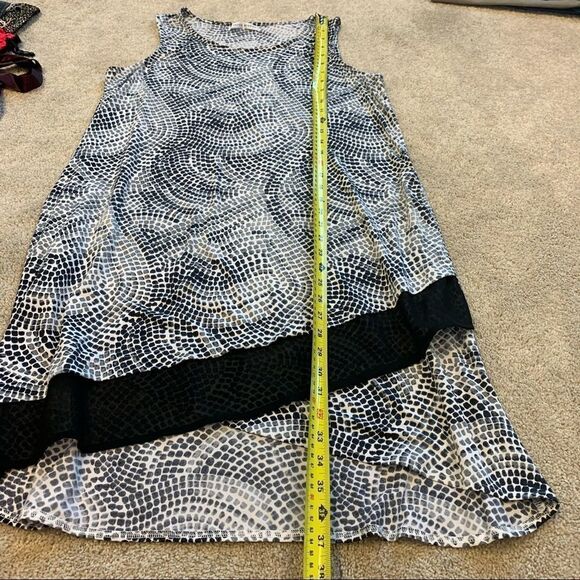 PETER Nygard sleeveless asymmetrical dress Sz M - Picture 9 of 9